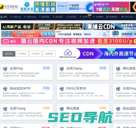 ITDOG - 在线ping_在线tcping_网站测速_HTTP测速_API测速_路由追踪_在线MTR_DNS查询_ITDOG-云邦畅想